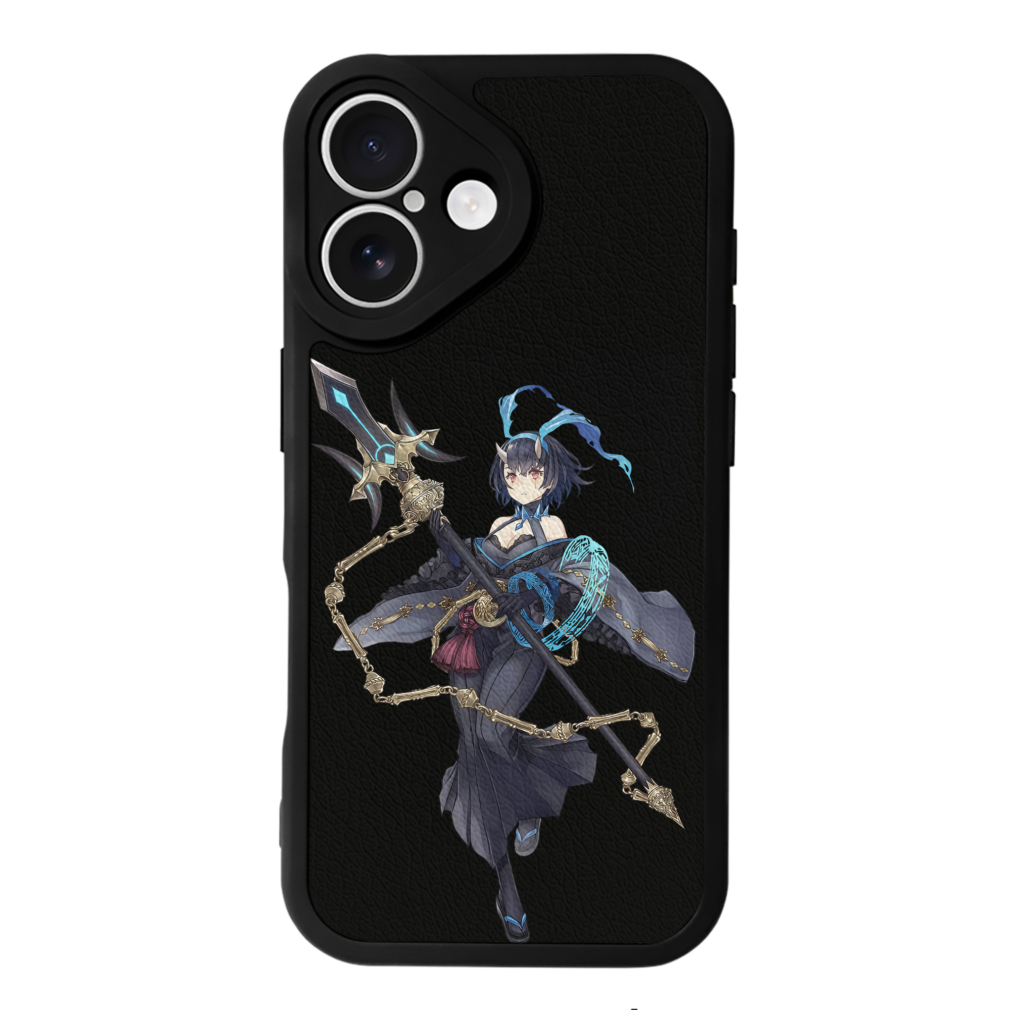 （画像用） 転スラ Regarding Reincarnated to Slime 【iPhone 16シリーズ対応】シリコンスマホケース（レザー調） 材質：シリコン